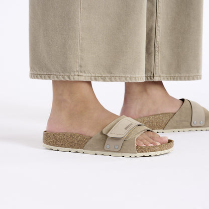 Oita Suede Leather in Color Taupe | Birkenstock