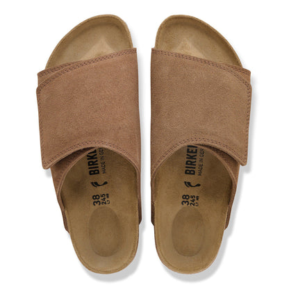 Solana Suede Leather in Color Dark Tea | Birkenstock