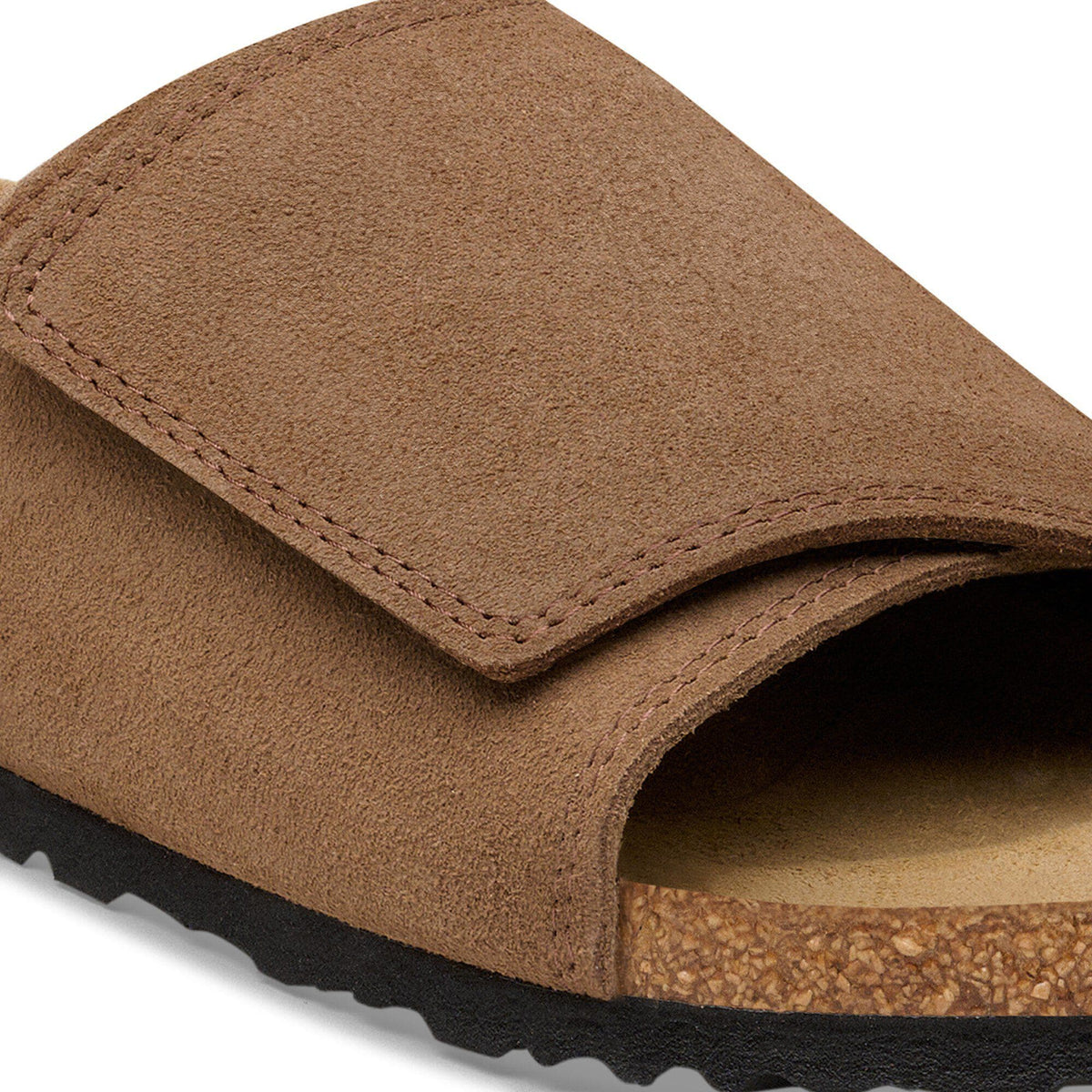 Solana Suede Leather in Color Dark Tea | Birkenstock