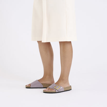 Catalina Luxe Buckle Birko-Flor Patent in Color Patent Faded Purple | Birkenstock