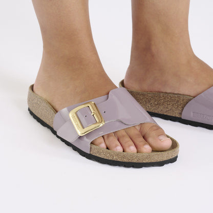 Catalina Luxe Buckle Birko-Flor Patent in Color Patent Faded Purple | Birkenstock