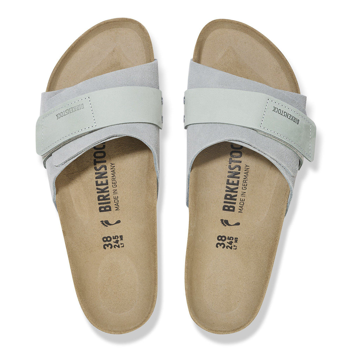 Oita Suede Leather in Color Pure Sage | Birkenstock