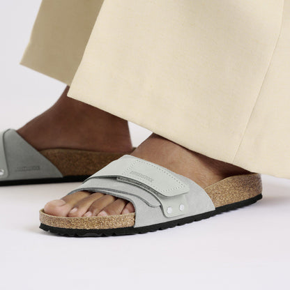 Oita Suede Leather in Color Pure Sage | Birkenstock