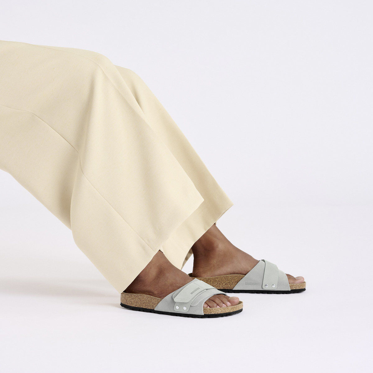 Oita Suede Leather in Color Pure Sage | Birkenstock