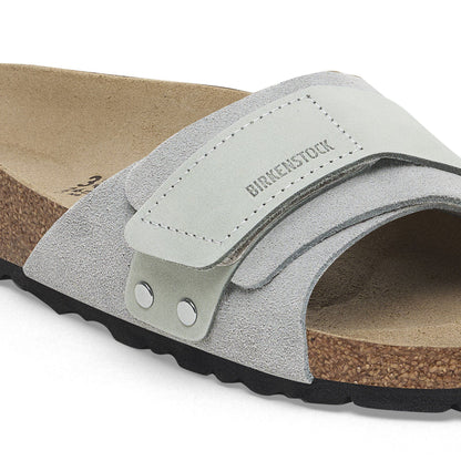 Oita Suede Leather in Color Pure Sage | Birkenstock