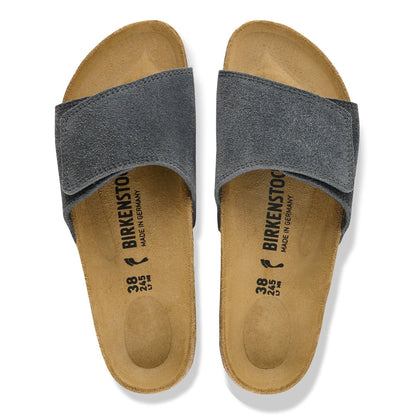 Sylt Suede Leather in Color Charcoal | Birkenstock