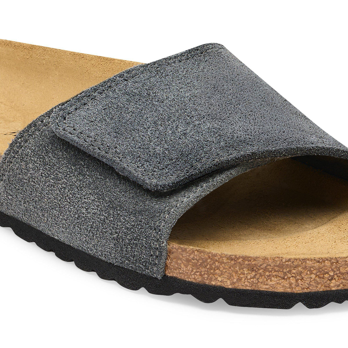 Sylt Suede Leather in Color Charcoal | Birkenstock