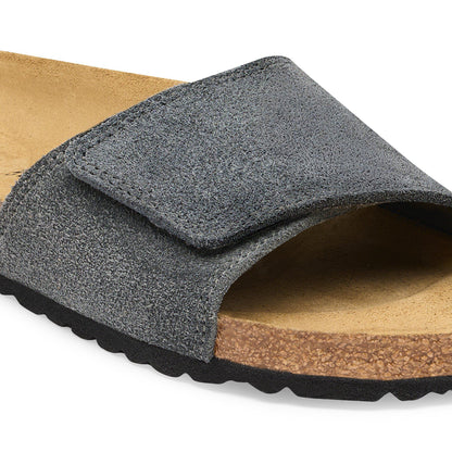 Sylt Suede Leather in Color Charcoal | Birkenstock