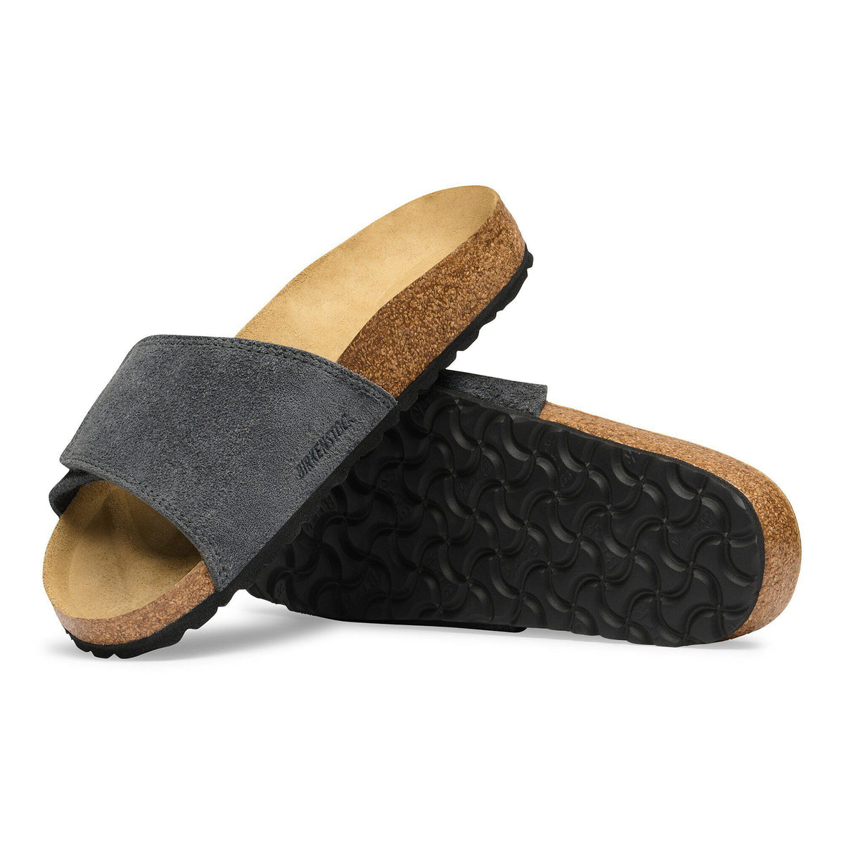 Sylt Suede Leather in Color Charcoal | Birkenstock