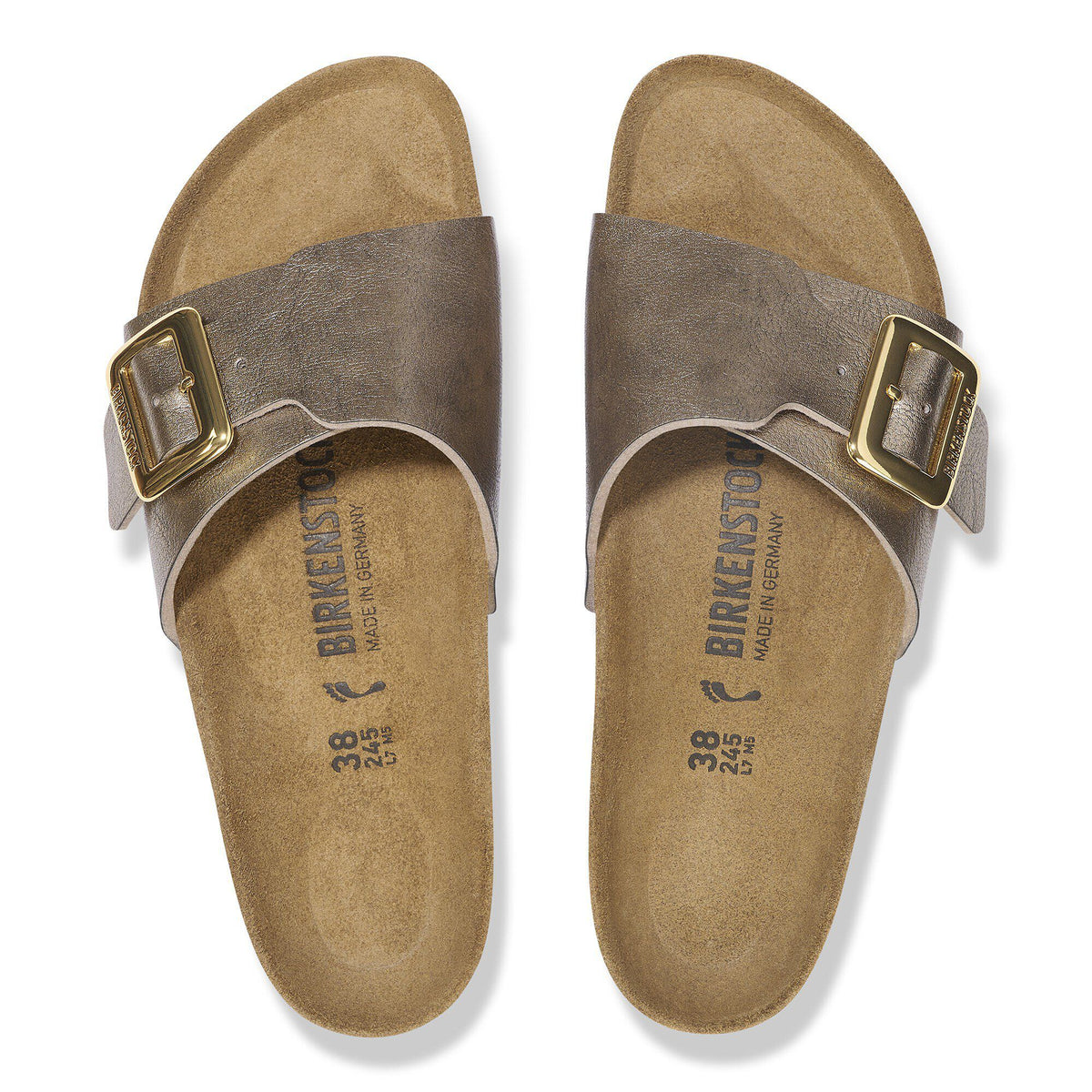Catalina Luxe Buckle Birko-Flor in Color Graceful Taupe | Birkenstock