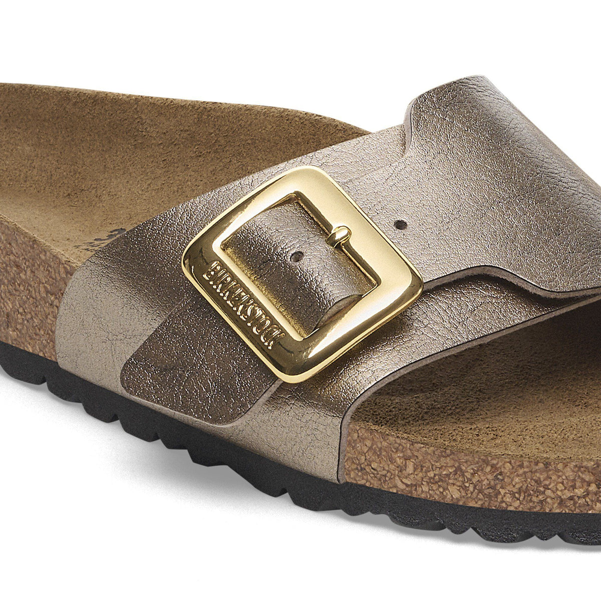 Catalina Luxe Buckle Birko-Flor in Color Graceful Taupe | Birkenstock