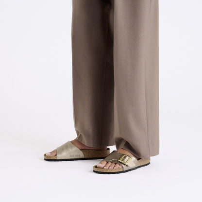Catalina Luxe Buckle Birko-Flor in Color Graceful Taupe | Birkenstock