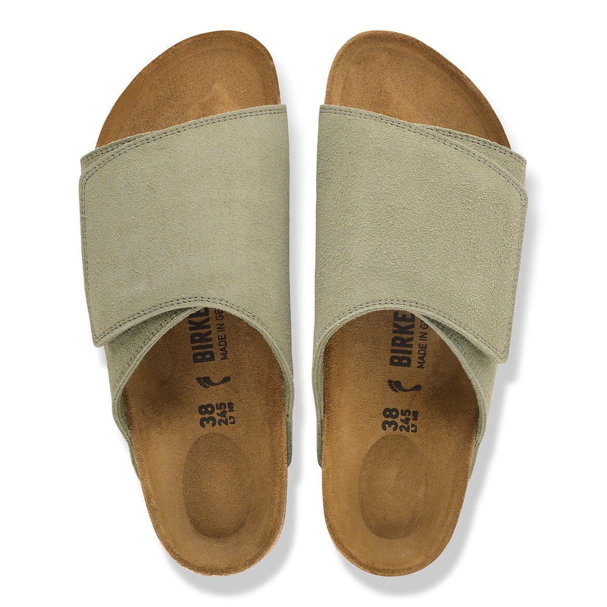 Solana Suede Leather in Color Faded Khaki | Birkenstock