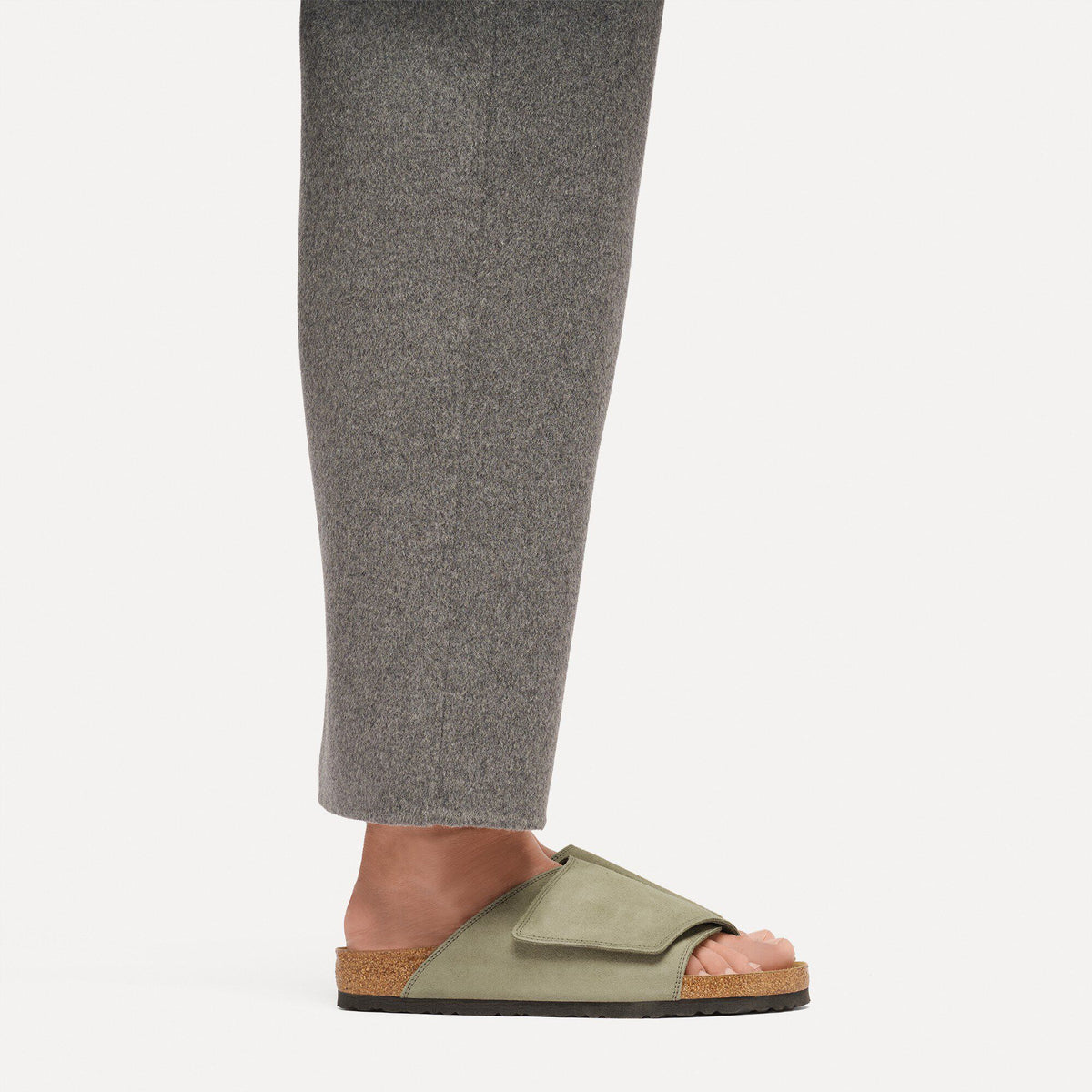 Solana Suede Leather in Color Faded Khaki | Birkenstock