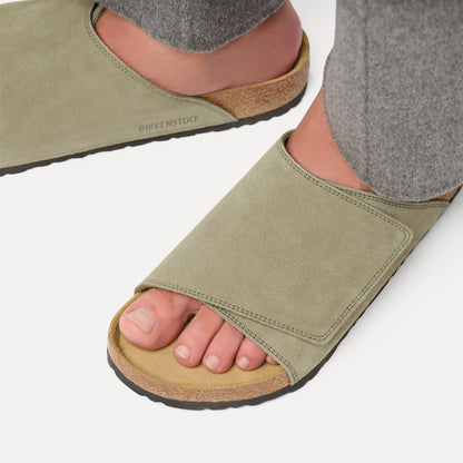 Solana Suede Leather in Color Faded Khaki | Birkenstock
