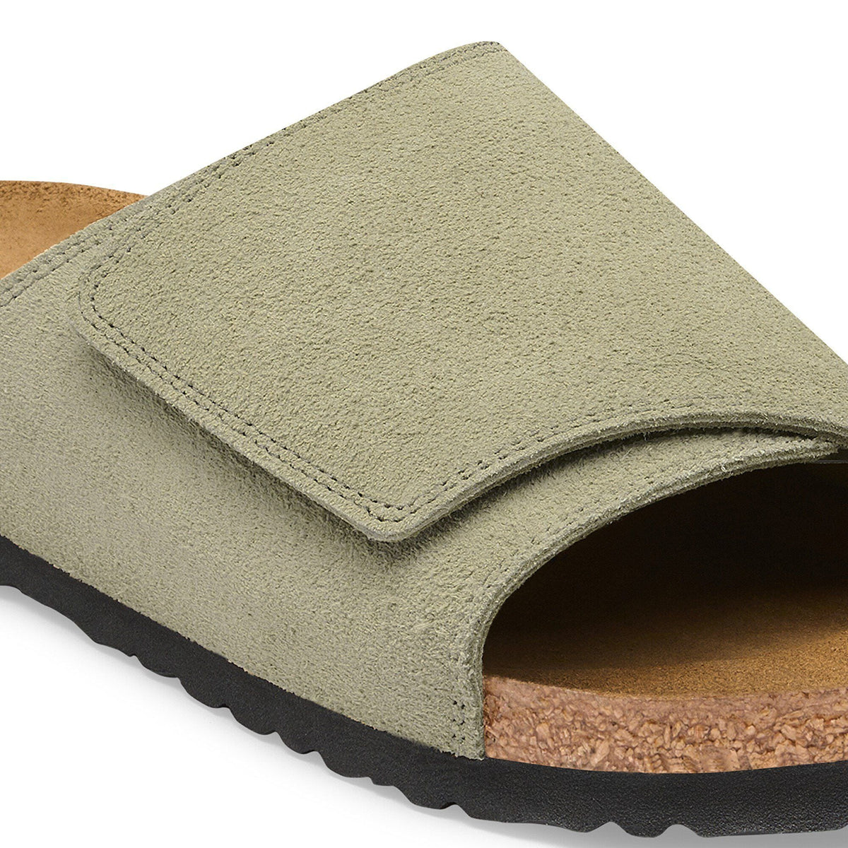 Solana Suede Leather in Color Faded Khaki | Birkenstock