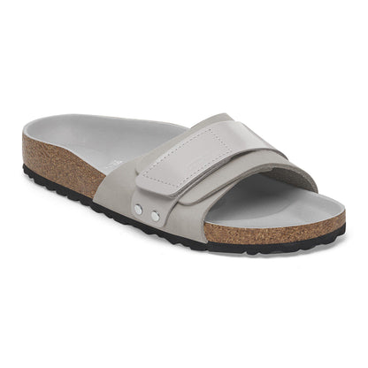 Oita Nubuck Leather in Color Stone Coin | Birkenstock