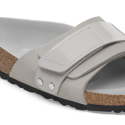 Oita Nubuck Leather in Color Stone Coin | Birkenstock