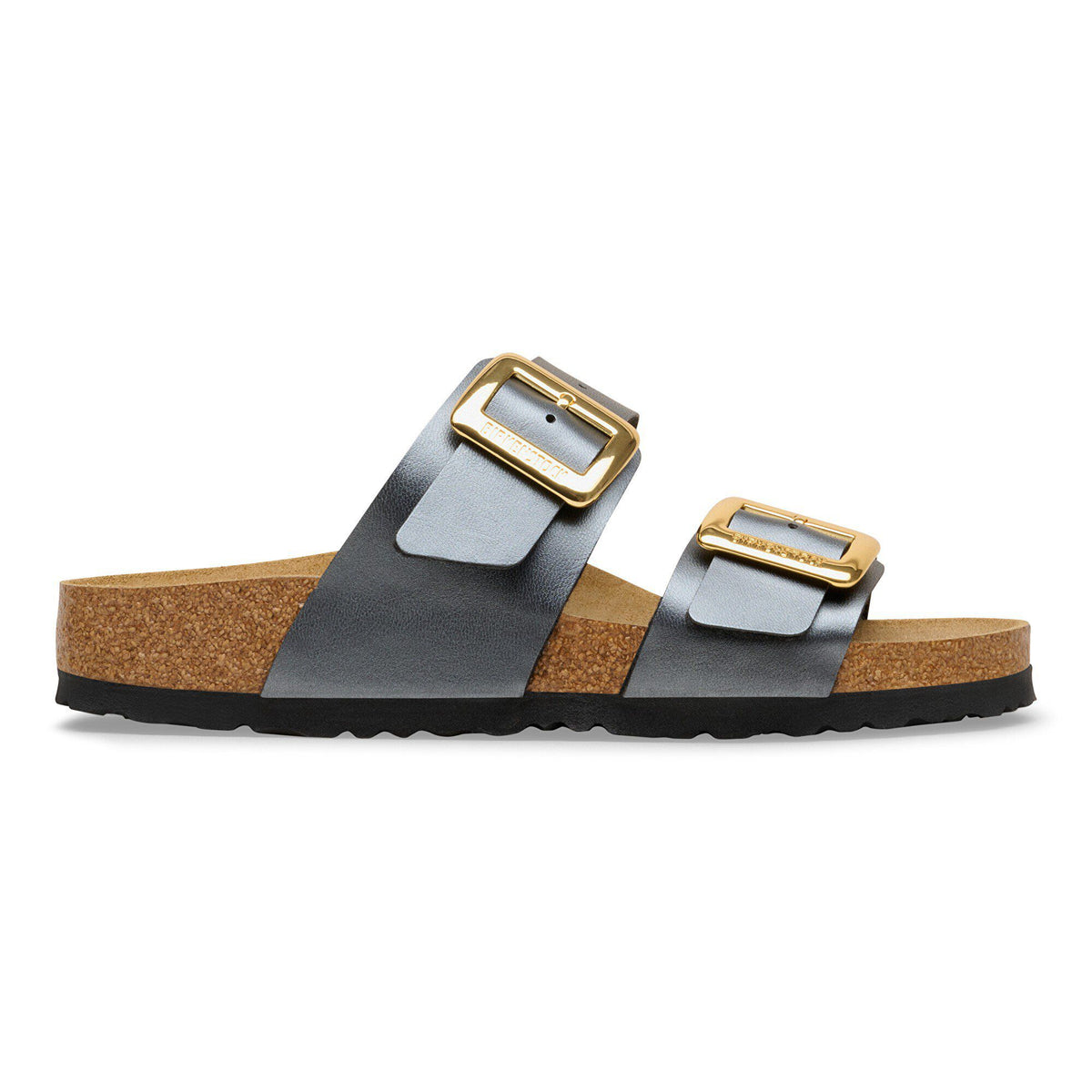 Sydney Luxe Buckle Birko-Flor in Color Metallic Black | Birkenstock
