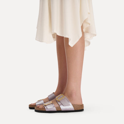 Sydney Luxe Buckle Birko-Flor in Color Graceful Orchid | Birkenstock