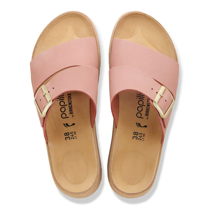 Almina Nubuck Leather in Color Pink Clay | Birkenstock