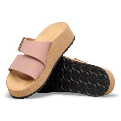 Almina Nubuck Leather in Color Pink Clay | Birkenstock