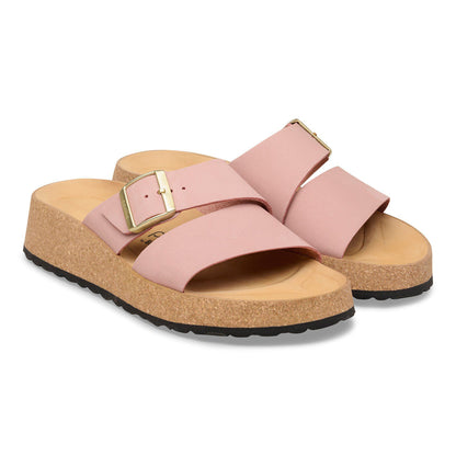 Almina Nubuck Leather in Color Pink Clay | Birkenstock