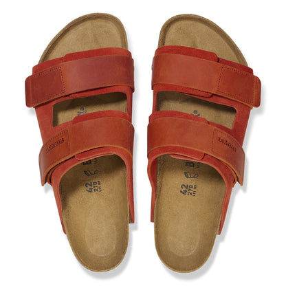 Uji Nubuck-Suede Leather in Color Rust Brown | Birkenstock