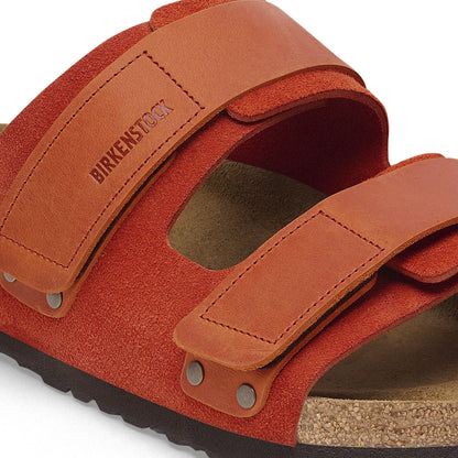 Uji Nubuck-Suede Leather in Color Rust Brown | Birkenstock