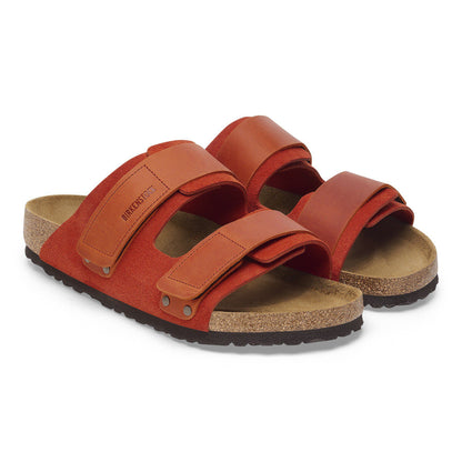 Uji Nubuck-Suede Leather in Color Rust Brown | Birkenstock