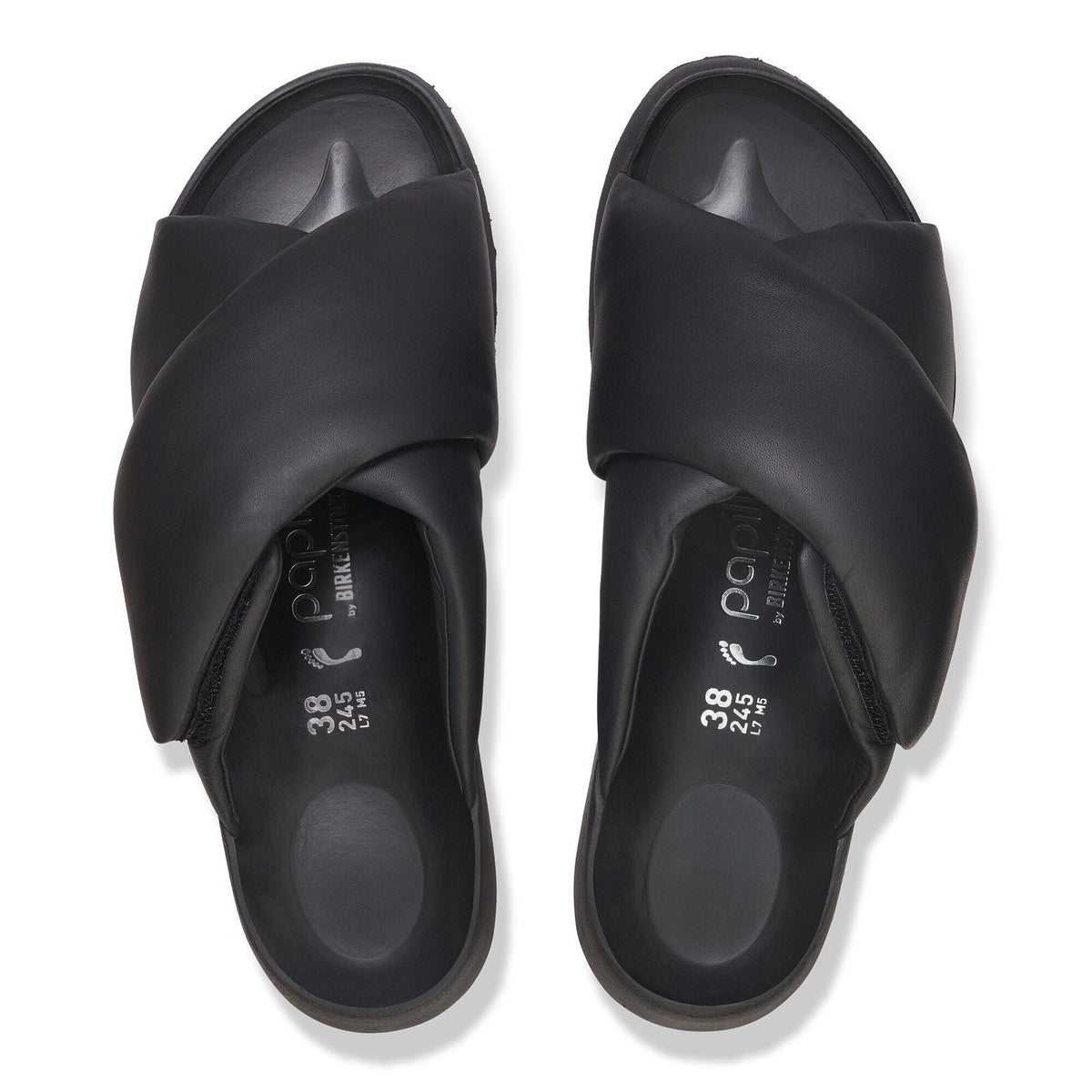 Theda Cross Strap Leather in Color Black | Birkenstock