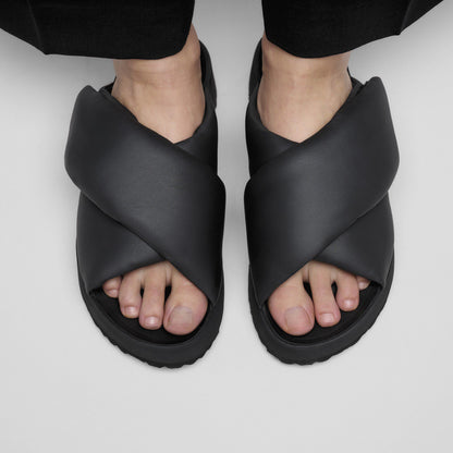 Theda Cross Strap Leather in Color Black | Birkenstock