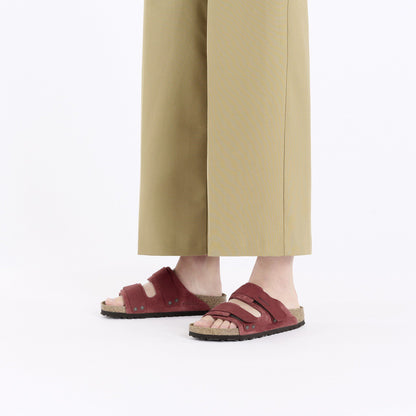 Uji Nubuck-Suede Leather in Color Zinfandel | Birkenstock