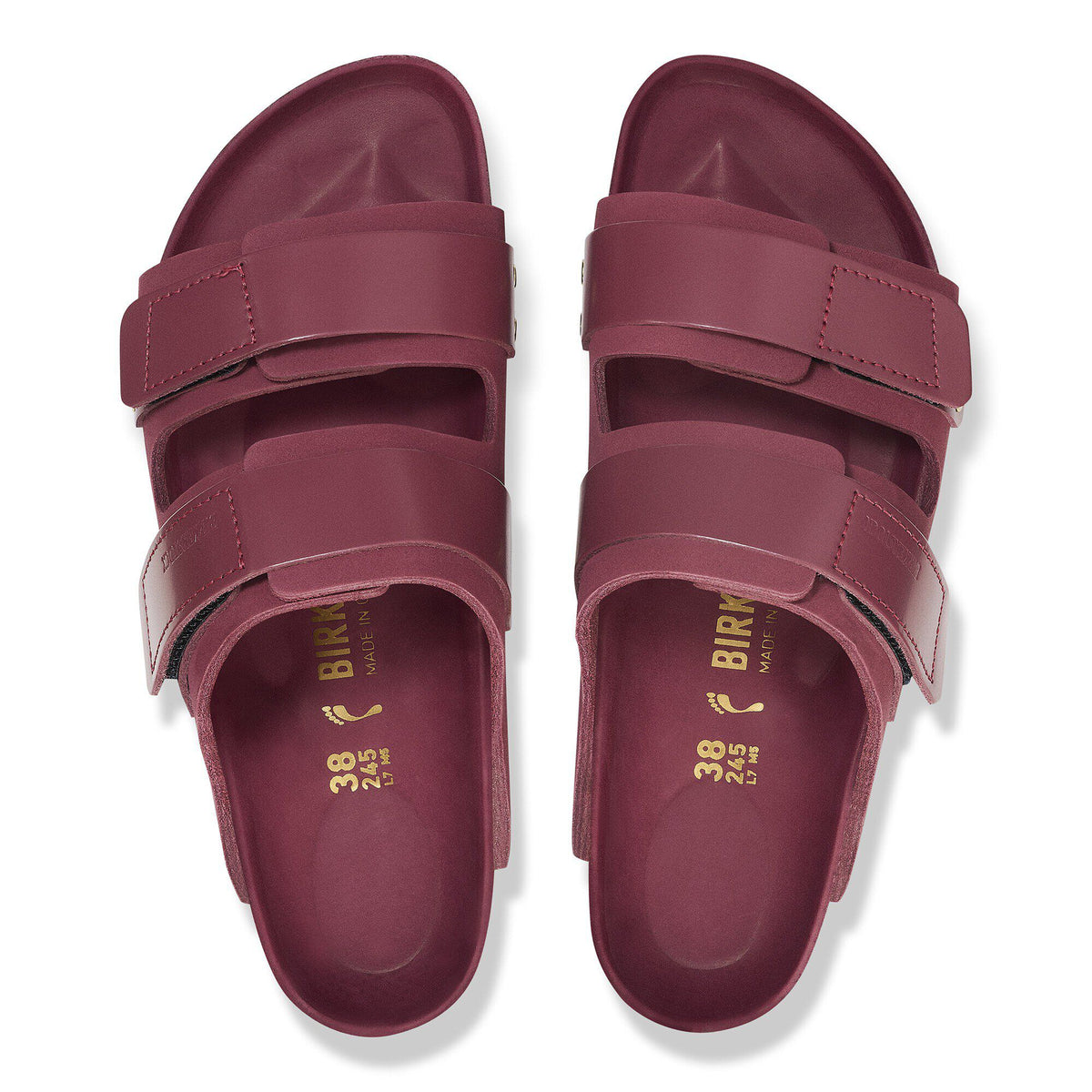 Uji Nubuck Leather in Color Berry Crush | Birkenstock