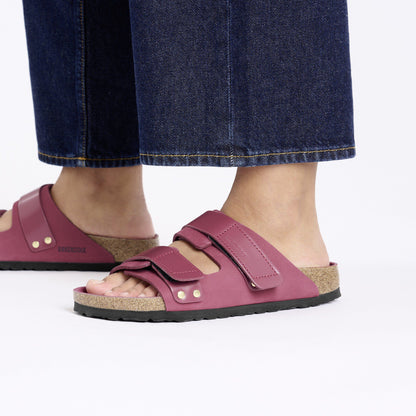 Uji Nubuck Leather in Color Berry Crush | Birkenstock