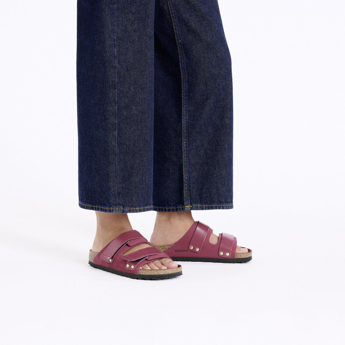 Uji Nubuck Leather in Color Berry Crush | Birkenstock