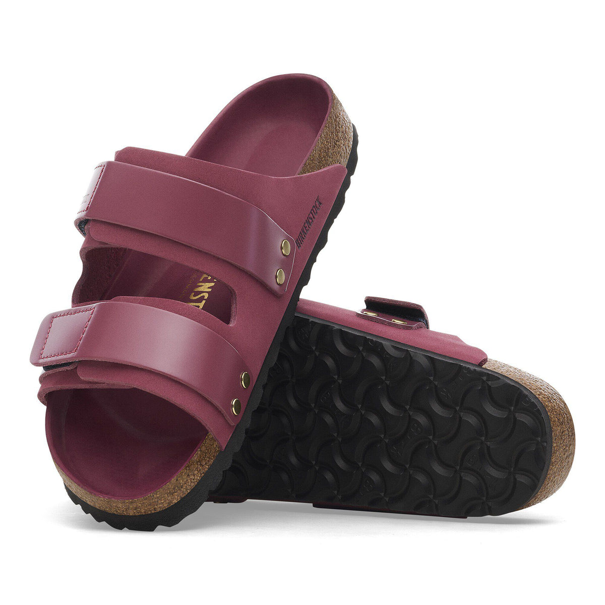 Uji Nubuck Leather in Color Berry Crush | Birkenstock