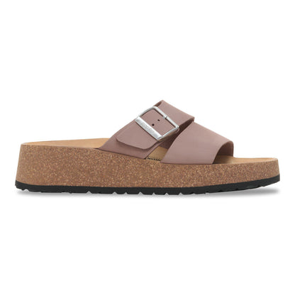 Almina Nubuck Leather in Color Faded Purple | Birkenstock