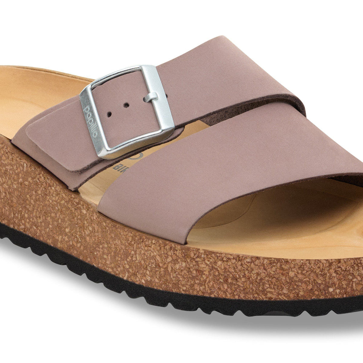 Almina Nubuck Leather in Color Faded Purple | Birkenstock