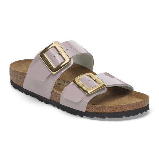 Sydney Luxe Buckle Birko-Flor Patent in Color Patent Faded Purple | Birkenstock