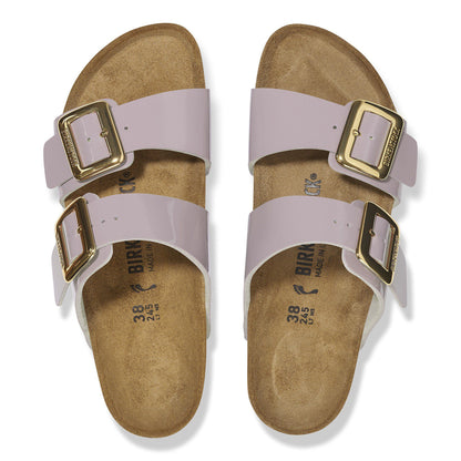 Sydney Luxe Buckle Birko-Flor Patent in Color Patent Faded Purple | Birkenstock