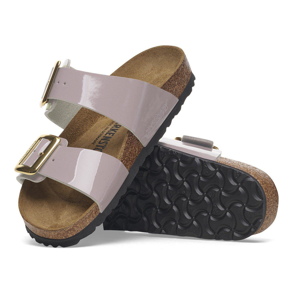 Sydney Luxe Buckle Birko-Flor Patent in Color Patent Faded Purple | Birkenstock
