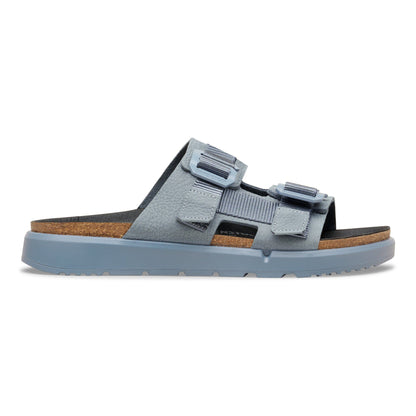 Shinjuku 2 Strap Leather-Textile in Color Basalt Gray | Birkenstock