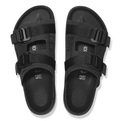 Shinjuku 2 Strap Leather-Textile in Color Black | Birkenstock