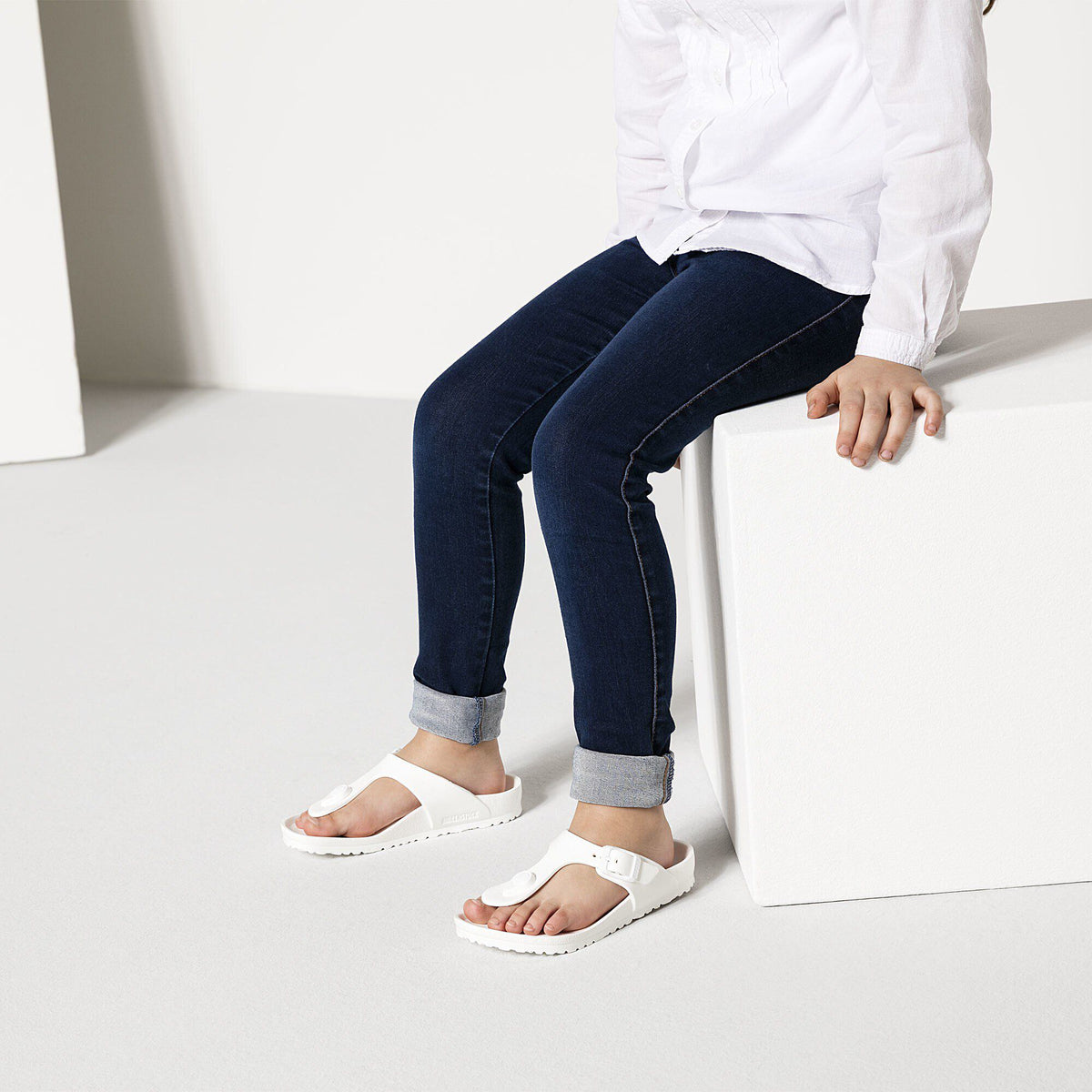 Gizeh Essentials Kids EVA in Color White | Birkenstock