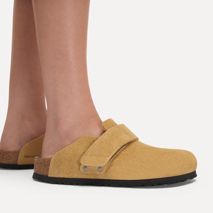 Loma Suede Leather in Color Cork Brown | Birkenstock