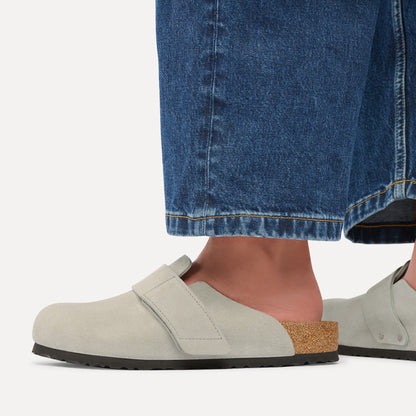 Loma Suede Leather in Color Oyster | Birkenstock