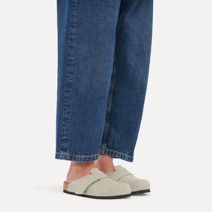 Loma Suede Leather in Color Oyster | Birkenstock