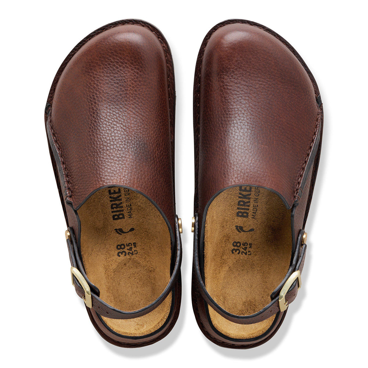 Lutry Premium Leather in Color Roast | Birkenstock
