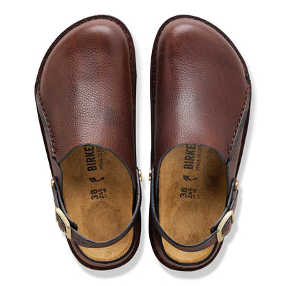 Lutry Premium Leather in Color Roast | Birkenstock